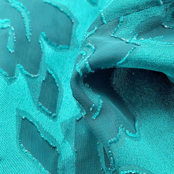 Vtg 90s Victoria Secret  Gold Label Jacquard Emerald Green Floral Sheer Teddy - Picture 14 of 15